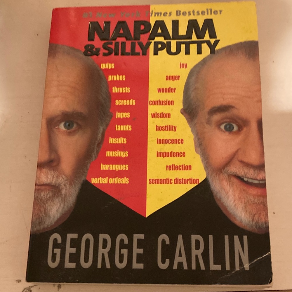 Napalm & Silly Putty Book by George Carlin